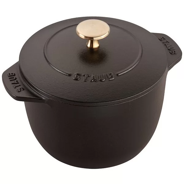 Кокот для риса чугунный 1,5 л, цвет черный, Staub, Франция, 11721625 - изобр. 7