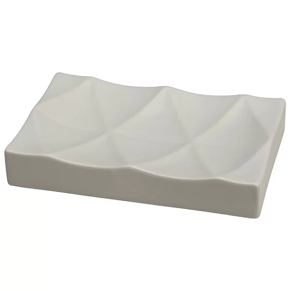 Мыльница Triangles 10х15х3,5 см, материал керамика, Creative Bath, США, TRI56NAT - изобр. 7