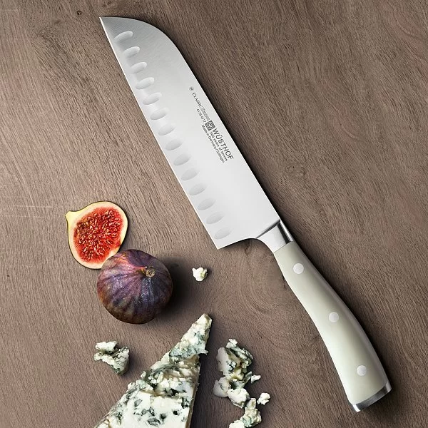 Нож японский шеф Ikon Cream White, 17см, Wusthof, 4176-0 WUS - изобр. 13