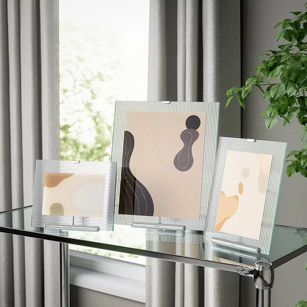 Фоторамка Flute 20х23 см, стекло + металл, цвет хром, Umbra, Канада, 1022845-158 - изобр. 9