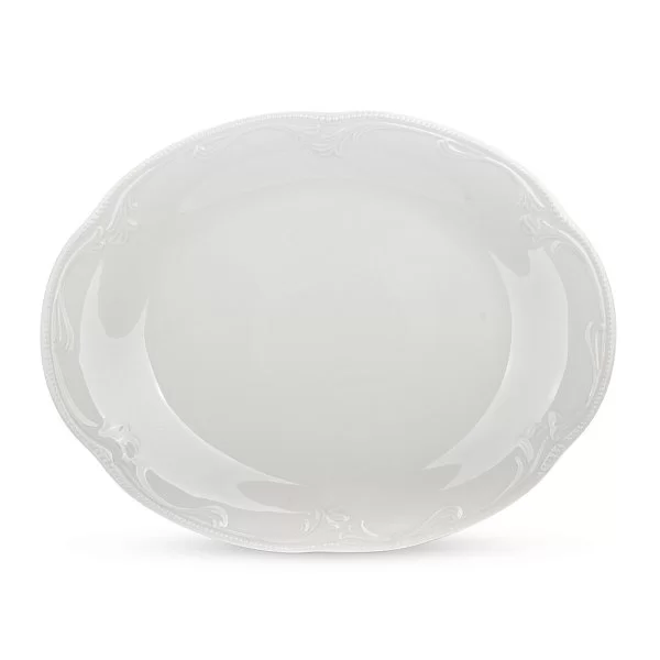 Блюдо овальное Rubin Cream Uni 31 см, фарфор, цвет кремовый, Seltmann Weiden, Германия, RUBIN PO31 - изобр. 8
