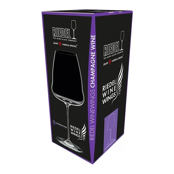 Бокал для шампанского Champagne Wine объем 740 мл, хрусталь, серия Winewings, Riedel, Австрия, 1234/28 - изобр. 10