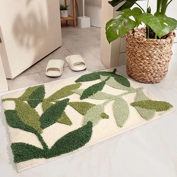 Коврик для ванной комнаты Freshness, 50х80 см, полиэстер, Carnation Home Fashions, R58NES - изобр. 8