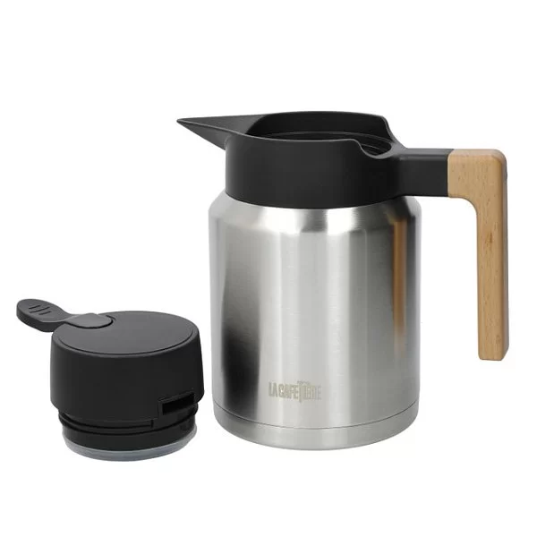 Термокувшин с двойными стенками La Cafetière 1,2 л, нержавеющая сталь, Kitchen Craft, Великобритания, LCDWJUG1200 - изобр. 8
