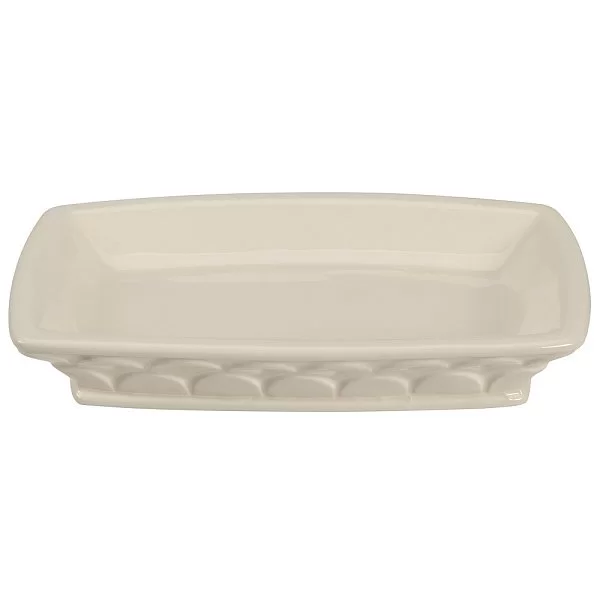 Мыльница Atlantis 15х9,5х2,5 см, материал керамика, цвет кремовый, Creative Bath, США, ATL56COR - изобр. 7