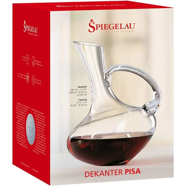 Декантер Pisa small 1л, хрустальное стекло, Spiegelau, 7930057 - изобр. 8