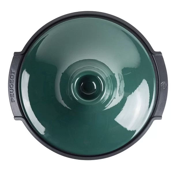 Тажин Atlas 30 см, высота 23 см, кованый алюминий +керамика, цвет зеленый, Peugeot, Франция, 62187 - изобр. 9