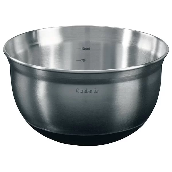 Кухонная миска с мерной шкалой, объем 1л, нержавеющая сталь Brabantia, Бельгия, 363825 - изобр. 7