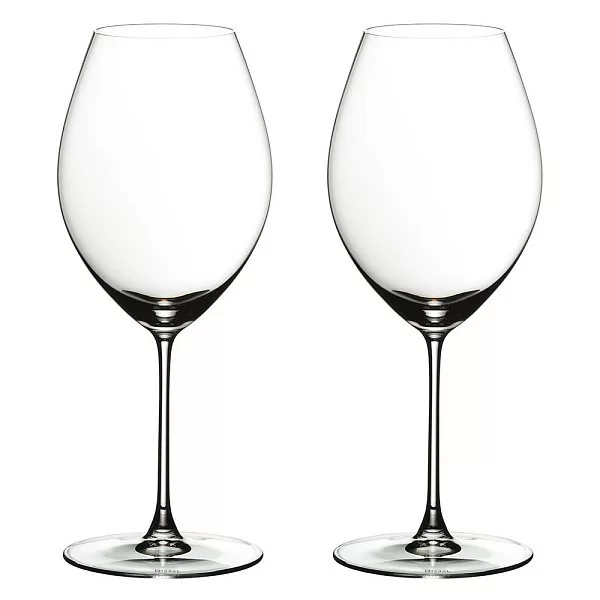 Набор бокалов для красного вина Old World Syrah 600 мл, хрусталь, 2 шт, Veritas, Riedel, 6449/41 - изобр. 7