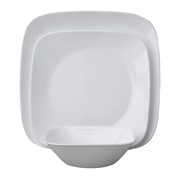 Набор посуды 18 предметов Pure White на 6 персон, стекло, Corelle, 1088641 - изобр. 7
