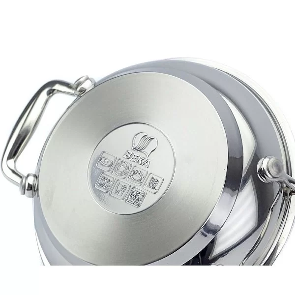 Сковорода с двумя ручками Chef 16 см нержавеющая сталь 18/10, BEKA, Бельгия, 12060054 - изобр. 9