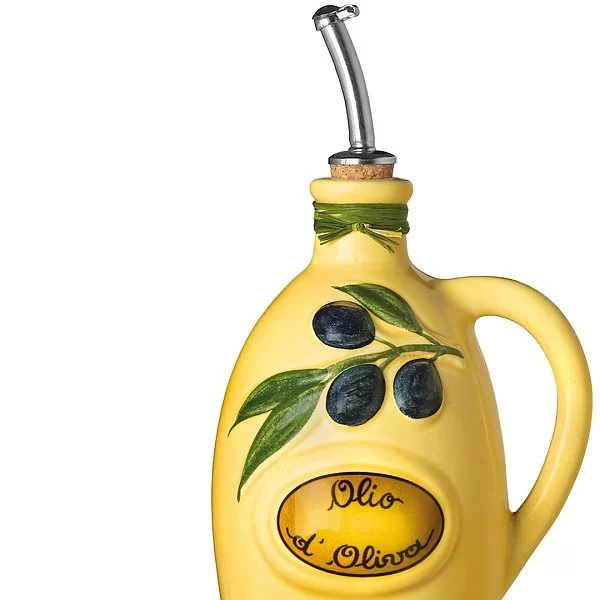 Бутылка для масла Giallo sole 750 мл, керамика, Nuova Cer, Италия, 7750-GSO - изобр. 9
