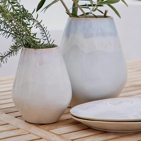 Ваза Brisa 14,7 см, материал керамика, цвет Salt, Costa Nova, Португалия, VAV151-SAL(VAV151-00918U) - изобр. 9