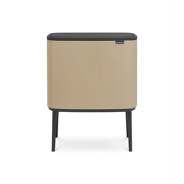 Мусорный бак 3 секции 3х11л, золотистый, Brabantia, 316265 - изобр. 7