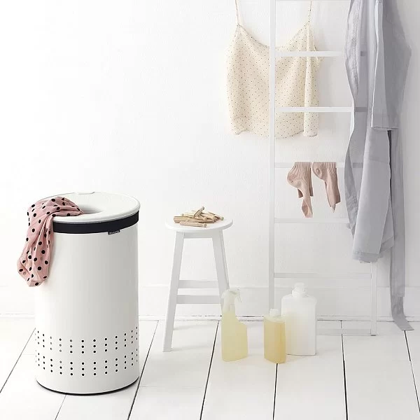 Бак для белья 60л, белый, Brabantia, 105142 - изобр. 12