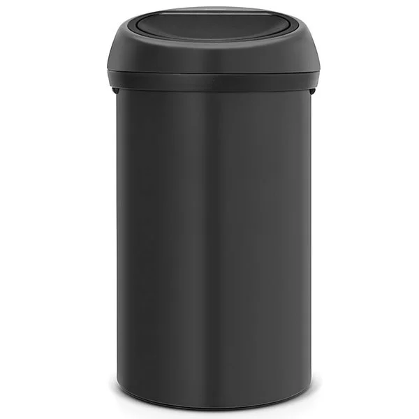 Мусорный бак Touch Bin 60л, нержавеющая сталь, цвет графитовый, Brabantia, Бельгия, 111709 - изобр. 7