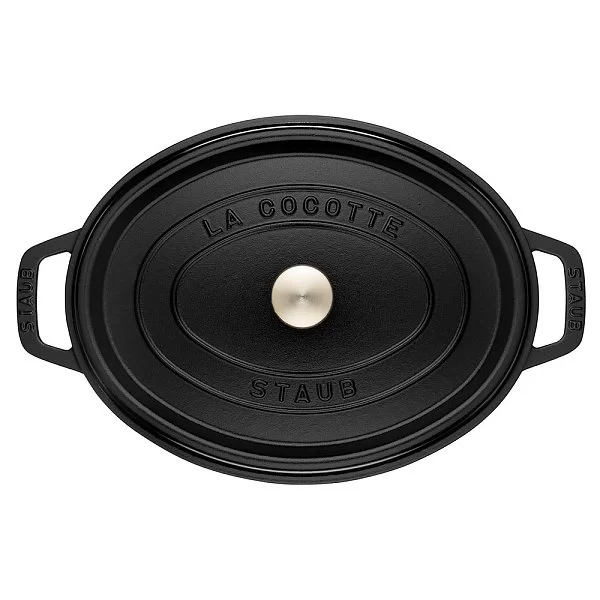 Кокот овальный черный, 3,2л, Staub, 1102725 - изобр. 8