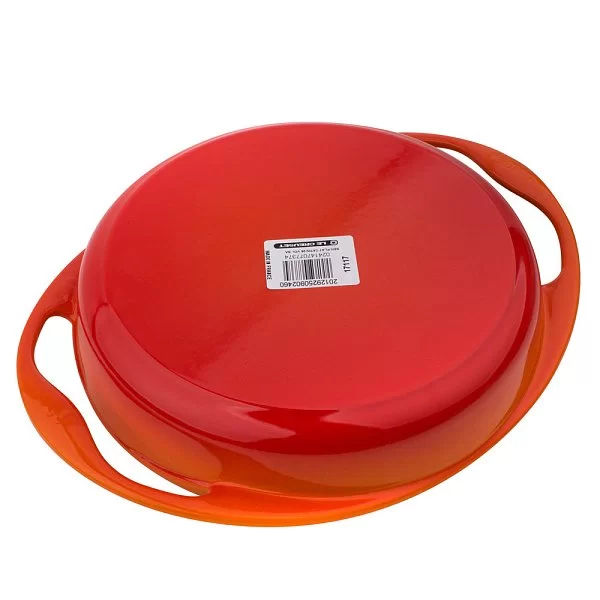 Блюдо для выпечки &quot;Татин&quot; 25 см, эмалированный чугун, цвет оранжевый, Le Creuset, Франция, 20129250902460 - изобр. 9