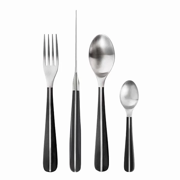Набор столовых приборов на 6 персон Contour Noir 24 предмета, нержавеющая сталь 18/10, Robert Welch, Великобритания, COBSA1099V/24 - изобр. 7