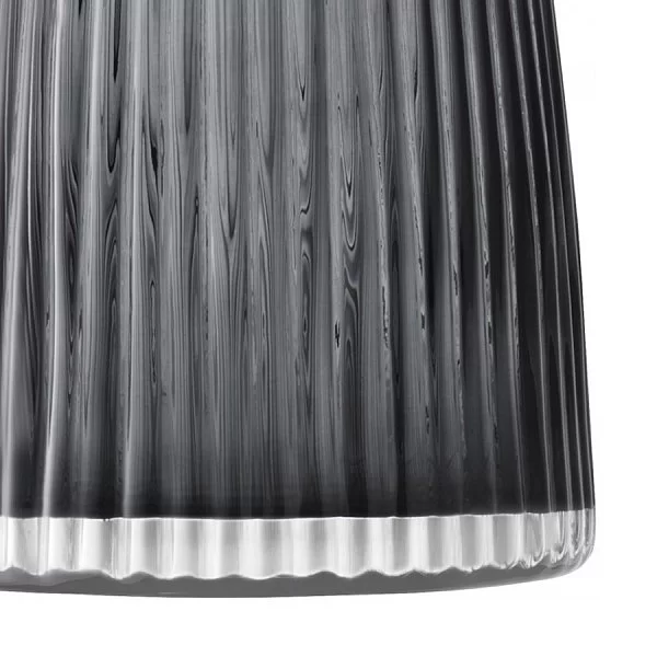 Ваза для цветов Pleat 26 см выдувное стекло, цвет серый, LSA International, Великобритания, G1399-26-847 - изобр. 11