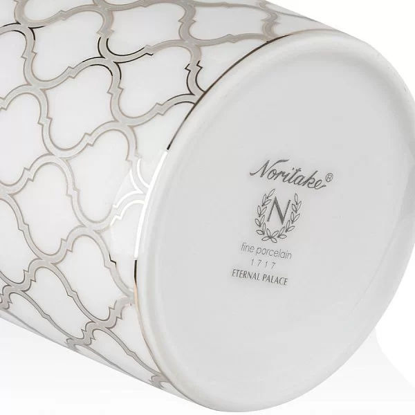 Молочник "Царский дворец" 260 мл, материал фарфор, цвет серебряный + белый, Noritake, Япония, NOR1717-425 - изобр. 11