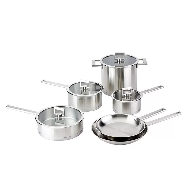 Сковорода Strate fixed 20 см, матовая нержавеющая сталь 18/10, Cristel, Франция, P20SF - изобр. 9