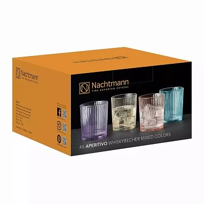Набор высоких стаканов ornements, 0,26л, 4шт, Cristal d’Arques, L8170 - изобр. 28