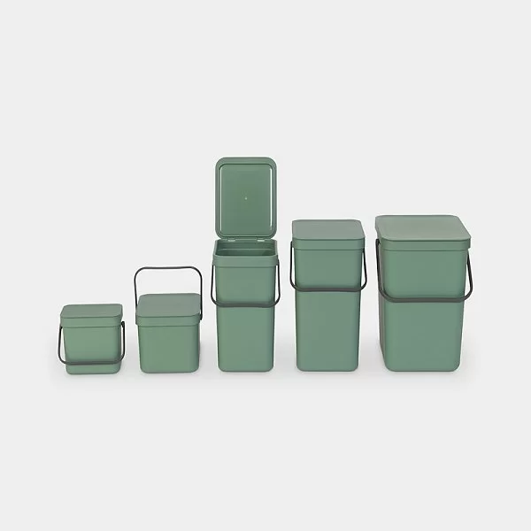Ведро для мусора Sort&Go 12л, пластик, цвет зеленый, Brabantia, Бельгия, 129803 - изобр. 8