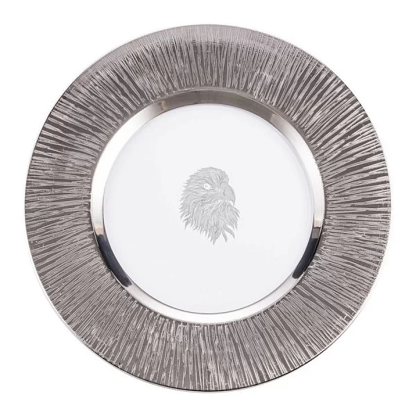 Тарелка Silas Platin 35 см хрусталь, цвет платина, Eisch, Германия, 76251635 - изобр. 7