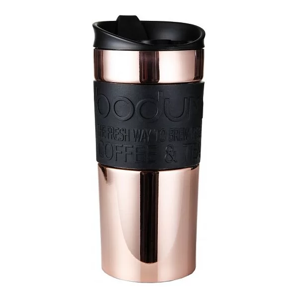 Кружка дорожная Travel, 0,35 л, золотой, Bodum, 11068-18S - изобр. 7