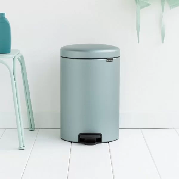 Мусорный бак с педалью NewIcon, 20л, мятный металлик, Brabantia, 114120 - изобр. 10