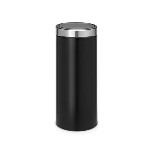 Мусорный бак Touch Bin New 30л, черный матовый, Brabantia, 115448 - изобр. 7