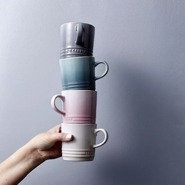 Кружка 350 мл, материал керамика, цвет светло-розовый, Le Creuset, Франция, 70302357770002 - изобр. 10