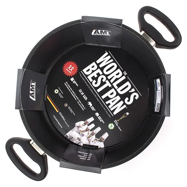 Сотейник 24 см с антипригарным покрытием индукция, объем 3 л, AMT Gastroguss, AMT I-824 - изобр. 11