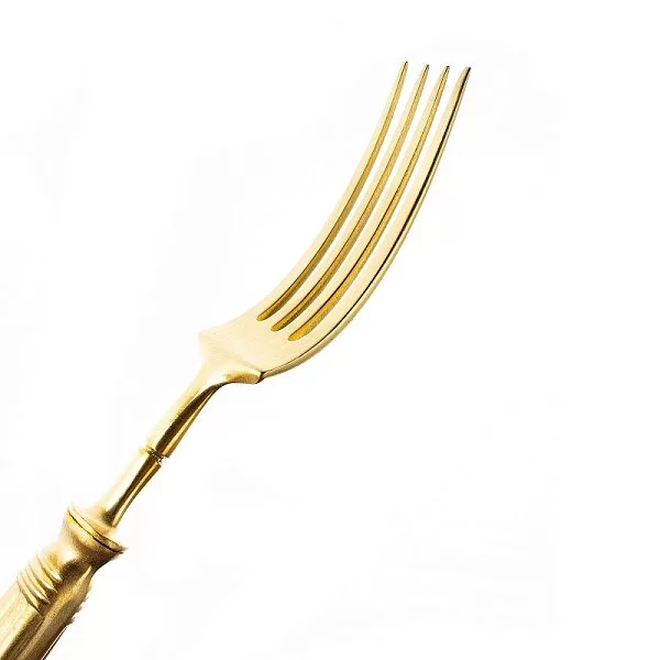 Набор столовых приборов Line Matte Gold Brushed на 6 персон, 24 предмета, цвет золотой, нержавеющая сталь, Cutipol, Португалия, L.006 GB - изобр. 12