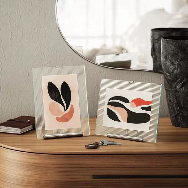 Фоторамка Flute 20х23 см, стекло + металл, цвет хром, Umbra, Канада, 1022845-158 - изобр. 8