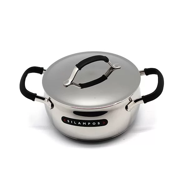 Кастрюля из нержавеющей стали с крышкой &quot;Маск&quot; объем 2,95 л, диаметр 20 см, Silampos, Португолия, 636122BX1020 - изобр. 7