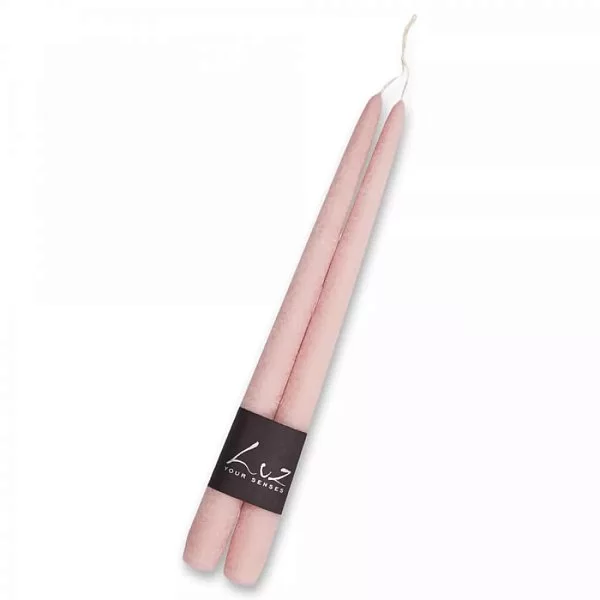 Набор из 2 свечей "Рустик" 30 см, цвет серо-розовый, Luz Your Senses, Бельгия, LUZ305.62 - изобр. 7