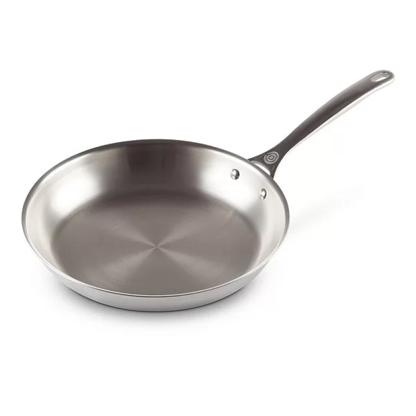 Сковорода 24 см, 3-х слойная нержавеющая сталь, цвет стальной, Le Creuset, Франция, 96600224000100 - изобр. 8