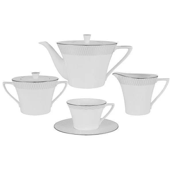 Чайный сервиз Бриз, 6 персон, 17 предметов, Narumi, N96543-52564AL - изобр. 7