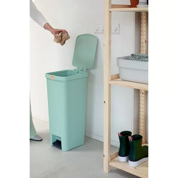 Мусорный бак с педалью StepUp 40л, пластик, цвет темно-серый, Brabantia, Бельгия, 800108 - изобр. 10