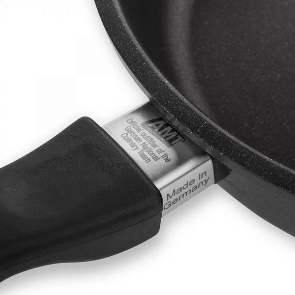 Сковорода глубокая 28 см с антипригарным покрытием высота 7 см, фиксированная ручка, НЕиндукционная, AMT Gastroguss, AMT728FIX - изобр. 8