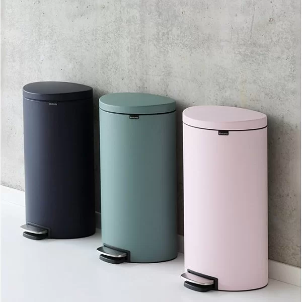 Мусорный бак эргономичный FlatBack+, 30л, минерально-синий, Brabantia, 103940 - изобр. 10