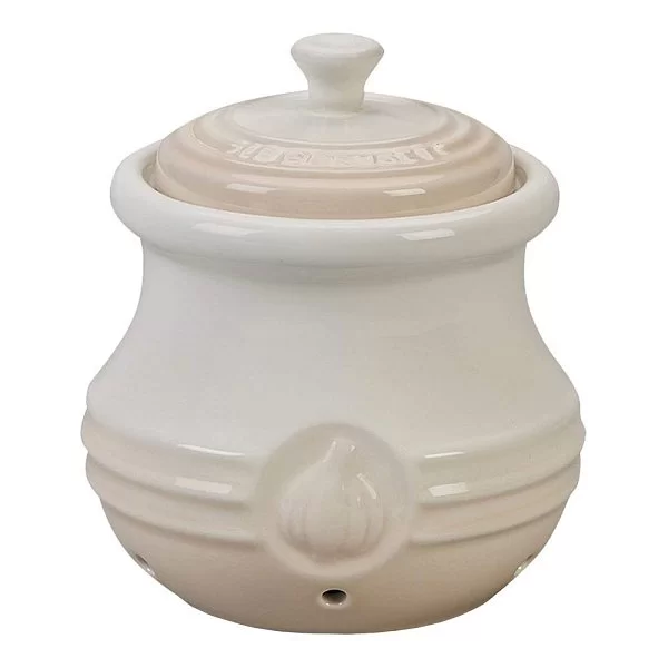 Банка для хранения чеснока 12 см, материал керамика, цвет белый, Le Creuset, Франция, 70832307160000 - изобр. 7