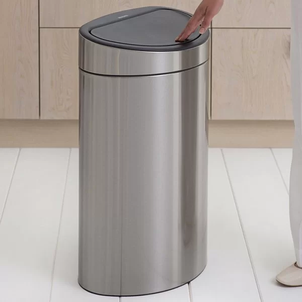 Мусорный бак Touch Bin New 40л, матовая сталь, Brabantia, 114809, 114809 - изобр. 18