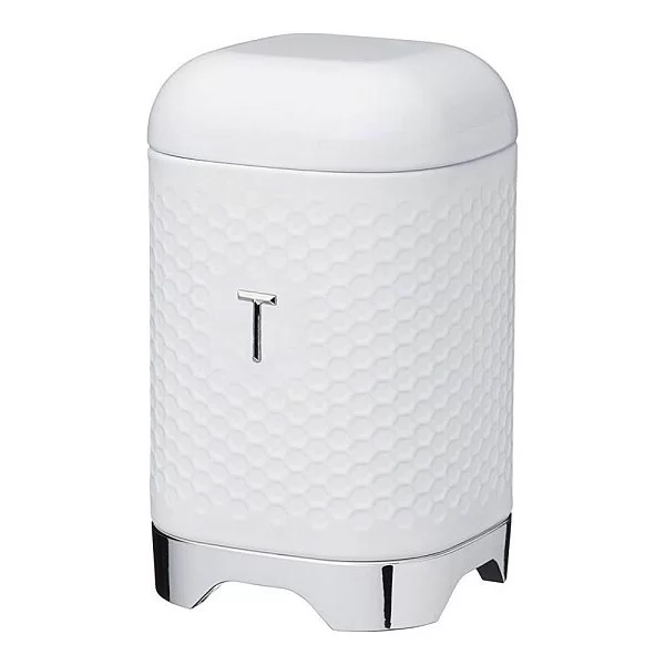 Емкость для хранения чая Lovello Retro 11,5x11,5x19 см, металл, цвет белый, Kitchen Craft, Великобритания, LOVTEAWHT - изобр. 7