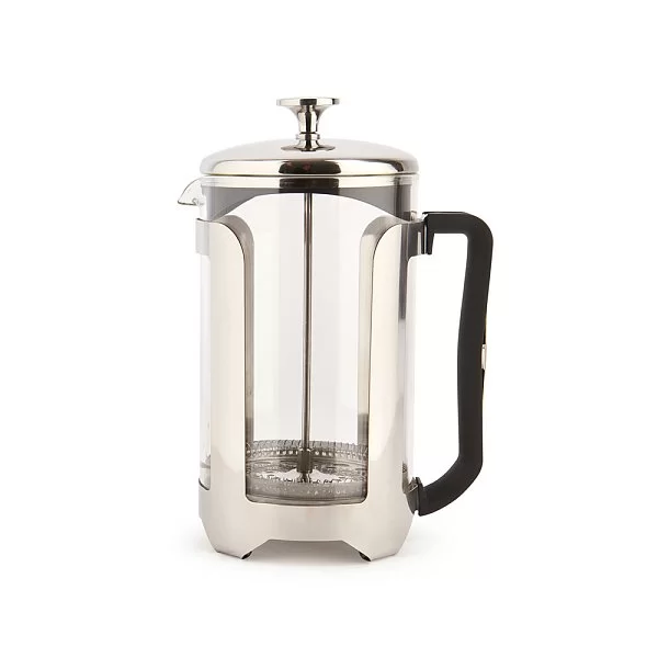 Кофейник френч-пресс La Cafetiere 1,5 л, нержавеющая сталь+стекло, Kitchen Craft, Великобритания, LCROMA12CPSIL - изобр. 7