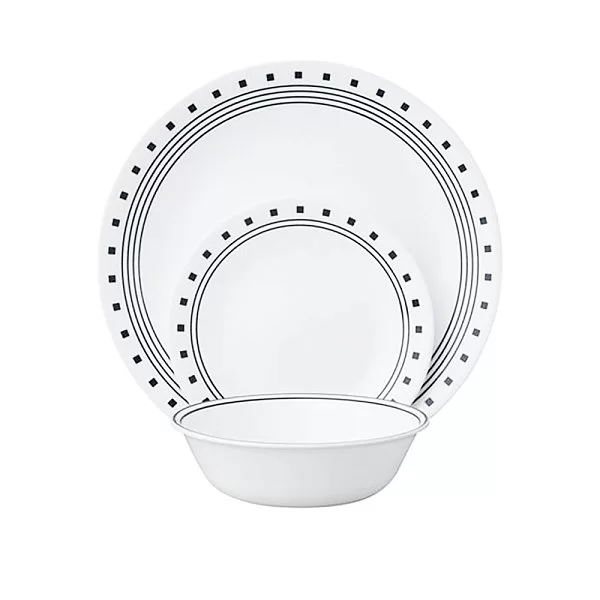 Набор посуды 18 предметов City Block на 6 персон, стекло, Corelle, 1088621 - изобр. 7
