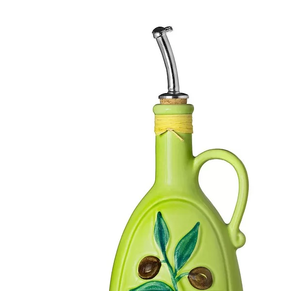 Бутылка для масла Verde Mela 750 мл, керамика, Nuova Cer, Италия, 8155-VML - изобр. 9