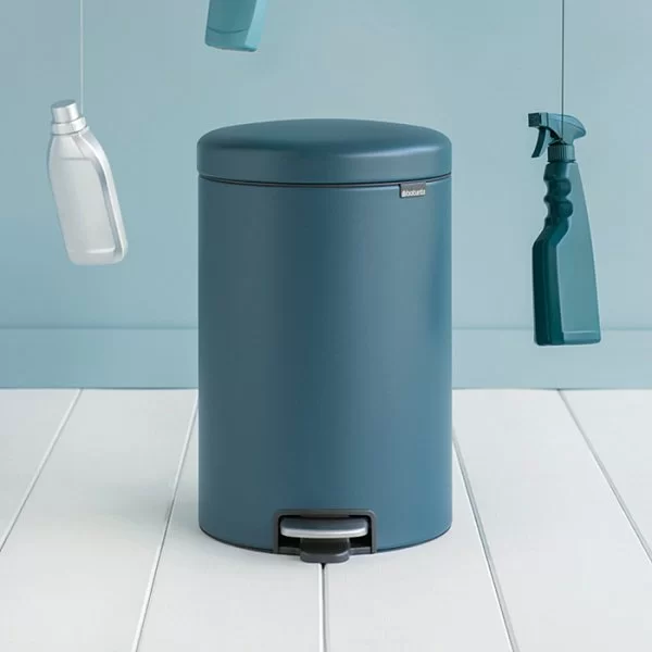Мусорный бак с педалью NewIcon, 20л, минерально-лазурный, Brabantia, 115929 - изобр. 12